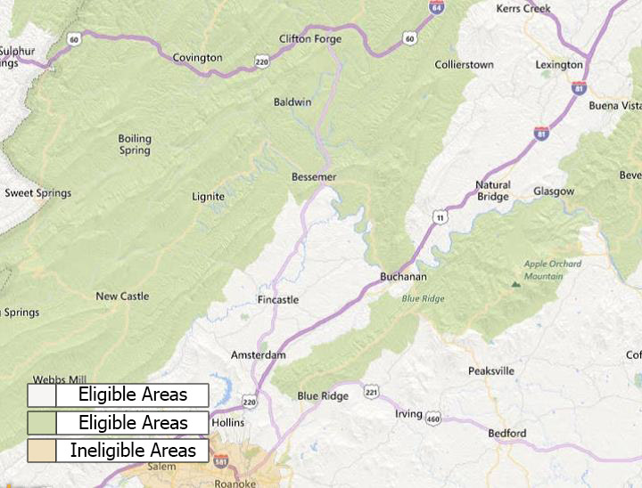 Botetourt County Virginia USDA Eligibility